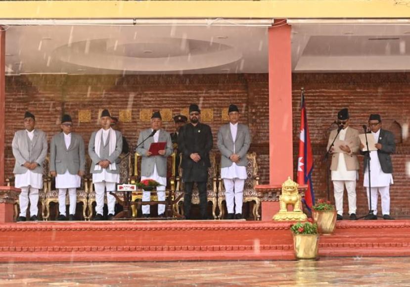 नवनियुक्त मन्त्रीद्वय गुरुङ र पुनद्वारा सपथ ग्रहण