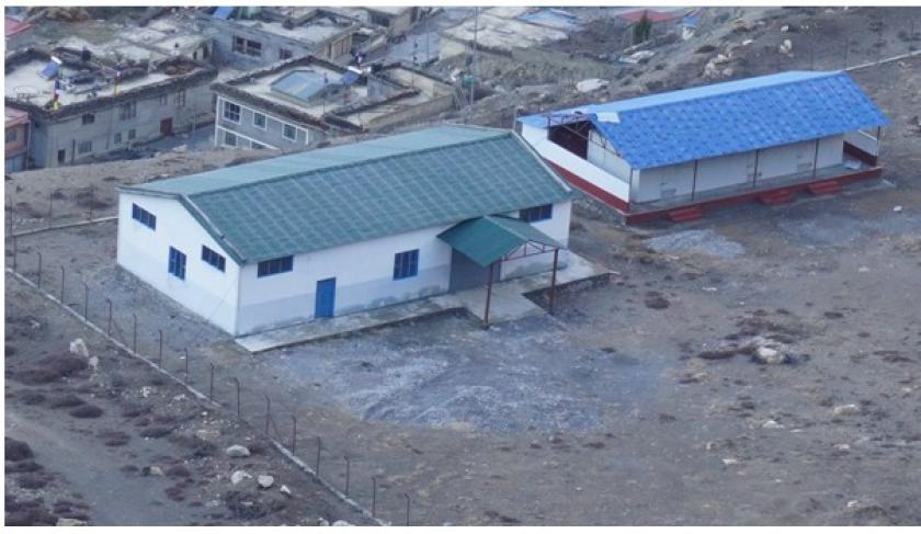 ठिनीमा स्याउ चिस्यान गृह निर्माण