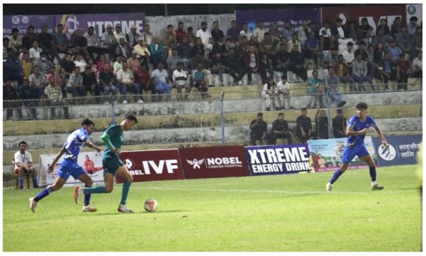 विराट गोल्ड कप फुटबल प्रतियोगिताः झापा विजयी