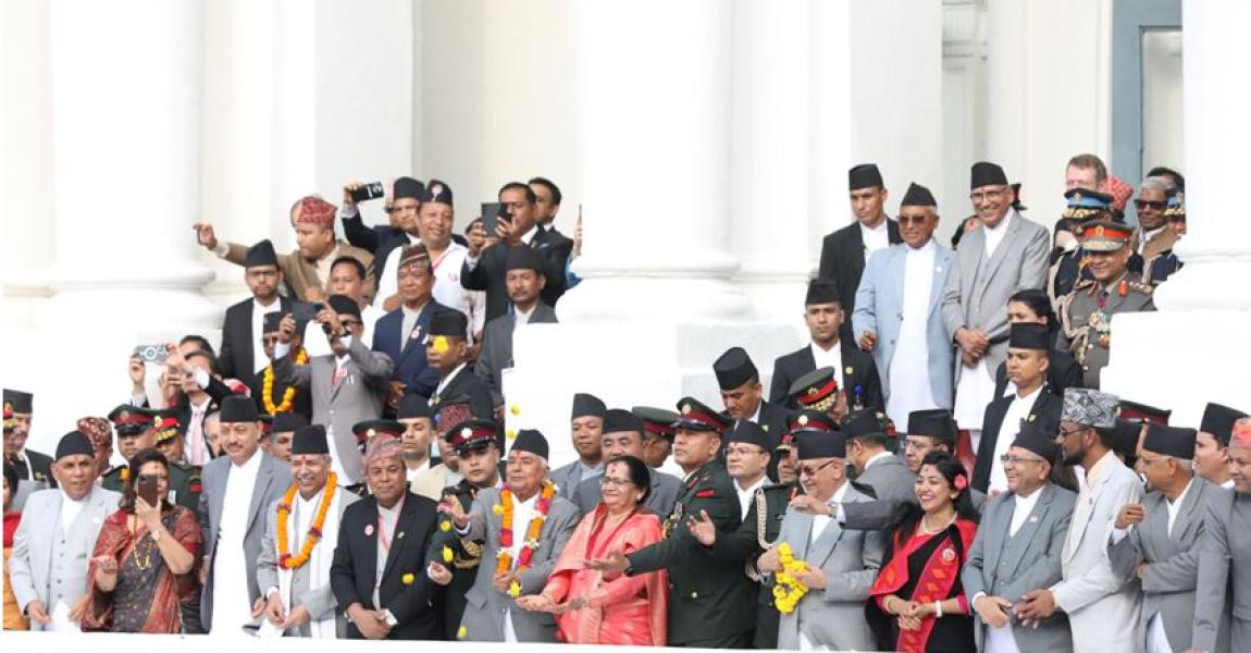 राष्ट्रपतिद्वारा इन्द्र जात्रा अवलोकन