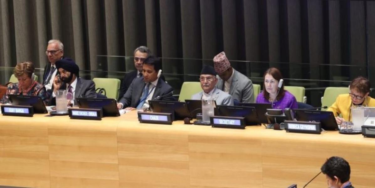 दिगो विकासका लक्ष्य पूरा गर्न वित्तीय स्रोत परिचालन चुनौतीपूर्ण: प्रधानमन्त्री