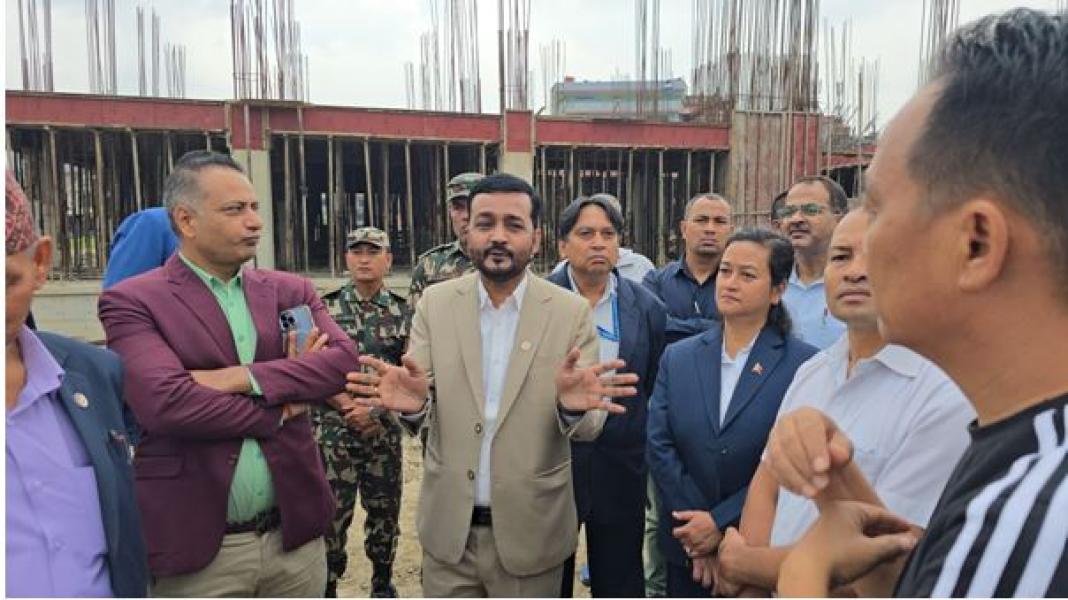 फोहोर पानी प्रशोधन केन्द्रको काम समयमै सम्पन्न गर्न निर्देशन