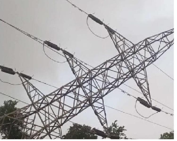 बर्दघाट–सर्दी १३२ केभी प्रसारणलाइनको टावर ढल्यो, होङ्सी सिमेन्टमा विद्युत् आपूर्ति बन्द