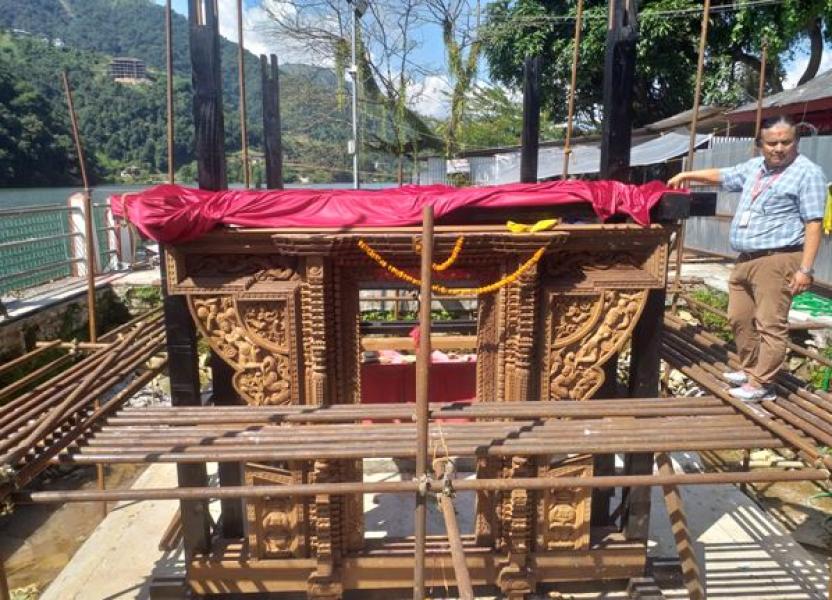 तालबाराही मन्दिर पुनःनिर्माण गरिँदै