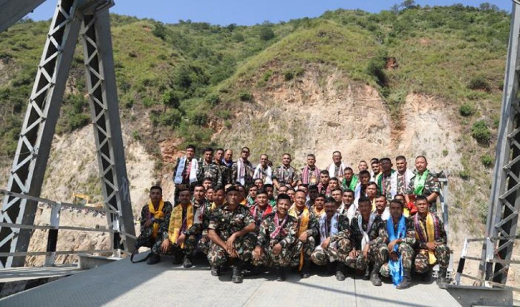 खुर्कोट पुलबाट यातायात सुचारु