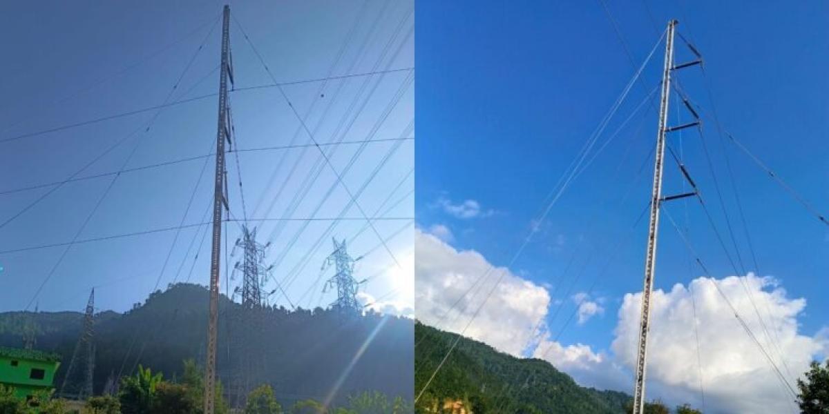बाढीले क्षति पुर्याएको खिम्ती–लामोसाँघु प्रसारण लाइन इआरएस टावर प्रयोग गरी सञ्चालनमा