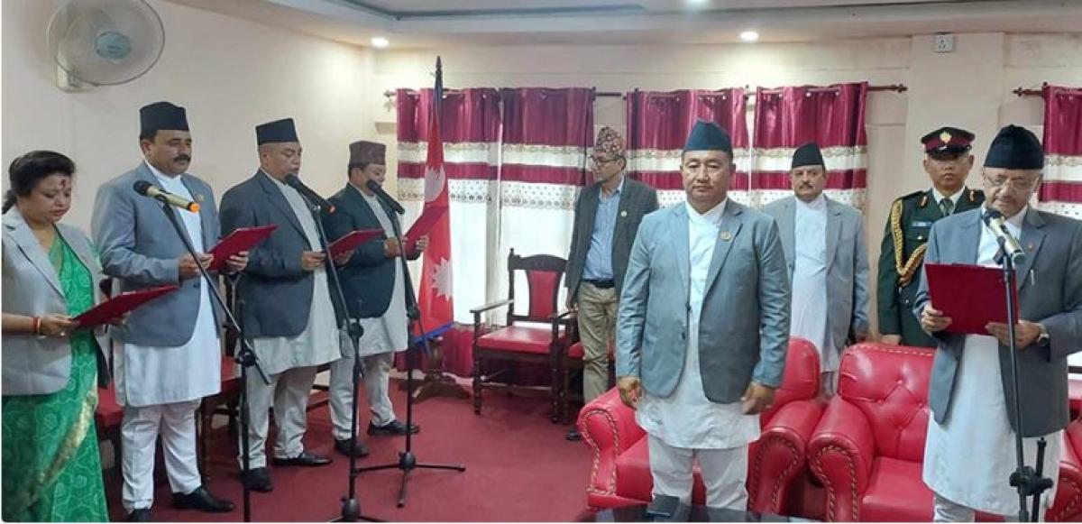 बागमती प्रदेशमा चार मन्त्रीले लिए शपथ