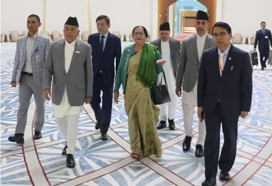 राष्ट्रपति पौडेल दोहामा