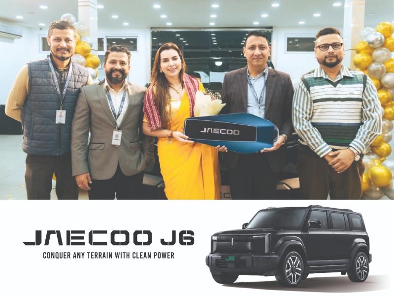 एलिजा गौतमलाई नेपालको पहिलो अफ–रोडर इलेक्ट्रिक एसयूभी जेइको जेसिक्स