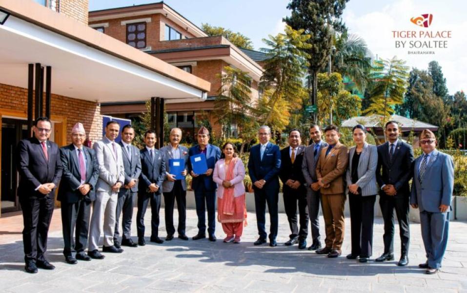 भैरहवाको पाँच तारे होटेल टाइगर प्यालेस सोल्टी होटेलले व्यवस्थापन गर्ने