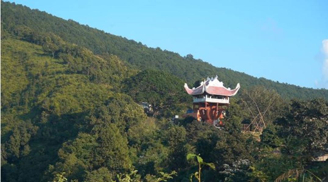 बन्दीपुरको बौद्धसदनमा गुम्बा निर्माण