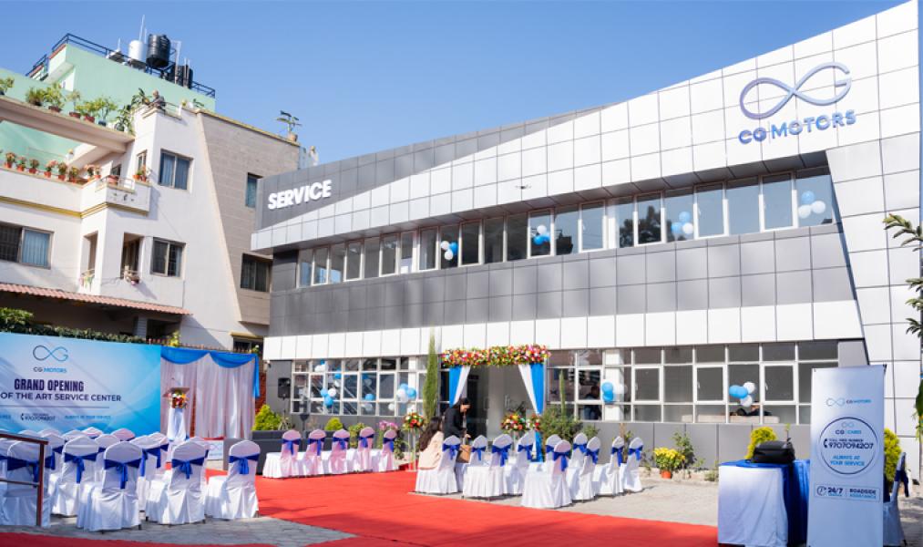 बागडोलमा सीजी मोटर्सको अत्याधुनिक ईभी सर्भिस सेन्टर