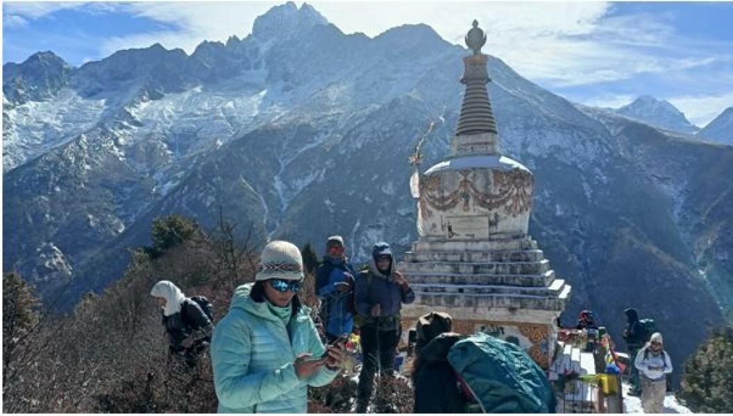 सगरमाथा क्षेत्र छोड्ने विदेशी पर्यटकको सङ्ख्या बढी