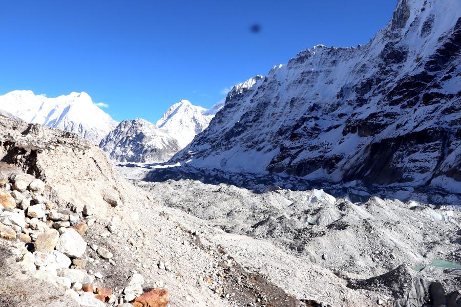 हिमाल र हिमनदीको मार्ग