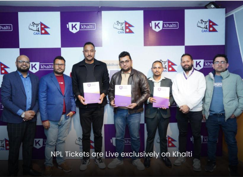 खल्तीद्वारा एनपीएलको अनलाइन टिकटको बिक्री खुल्ला