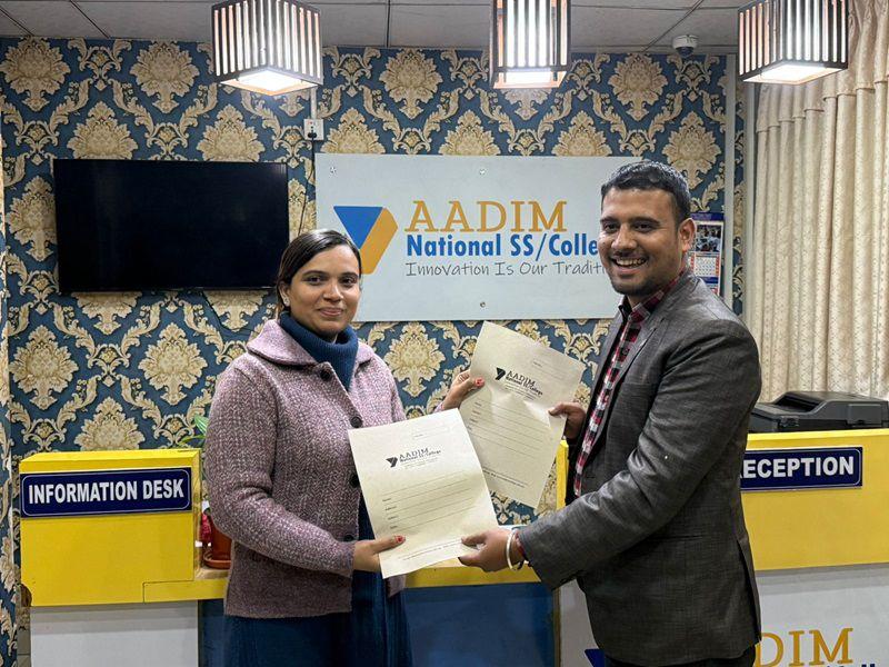 डिआईटी सोलुसन र आदिम नेशनल कलेजबीच  सहकार्य