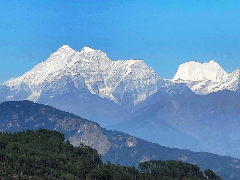 खुलेको गौरिशंकर हिमाल