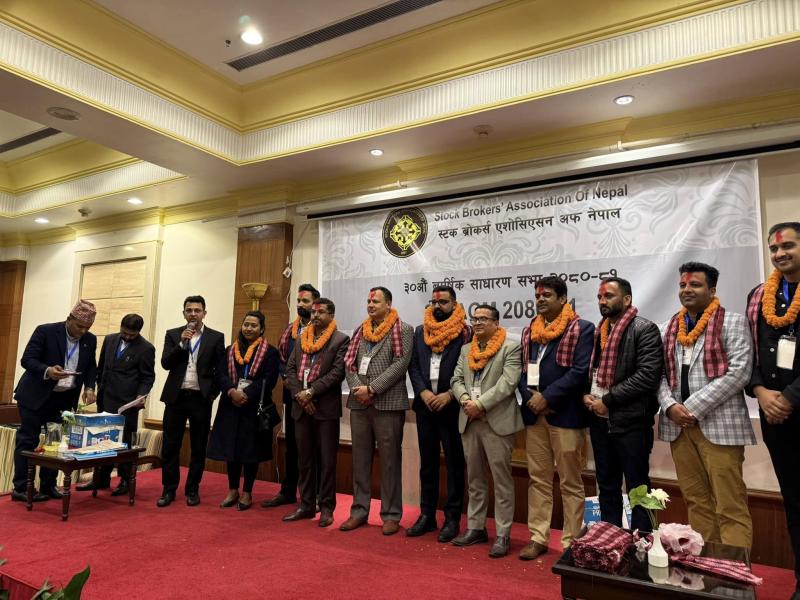 स्टक ब्रोकर एसोसिएसनको अध्यक्षमा सागर ढकाल निर्वाचित