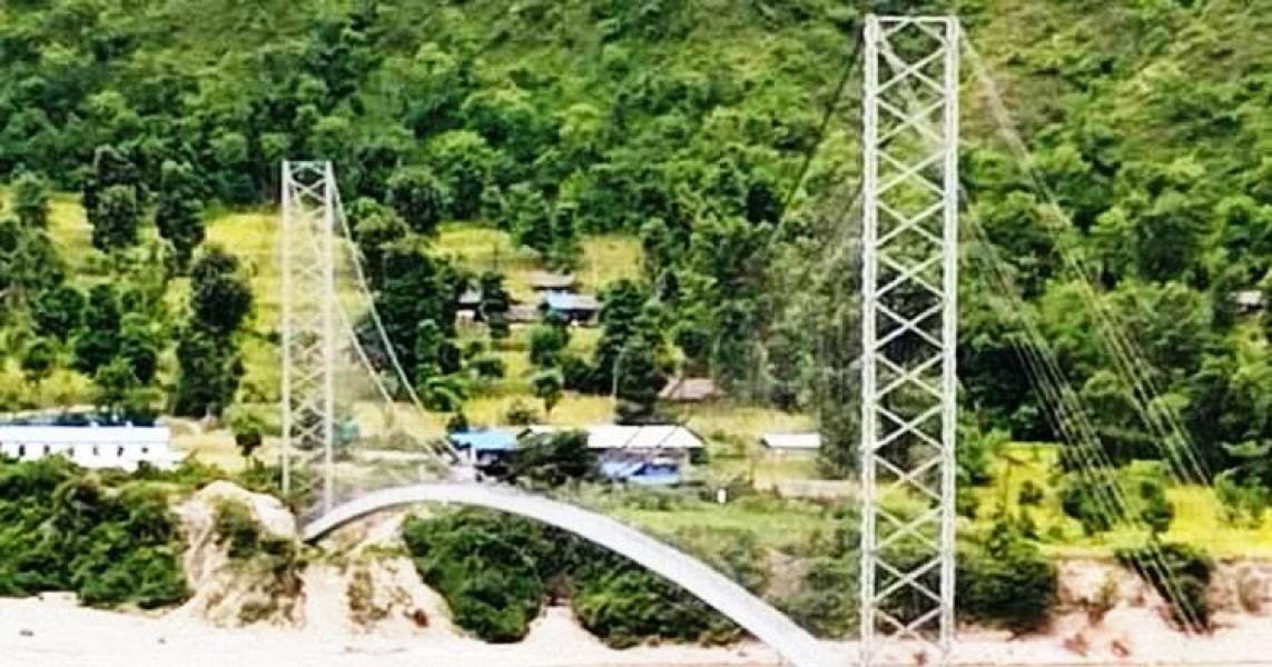 सुनकोशीमा झोलुङ्गे पुल निर्माण सम्पन्न