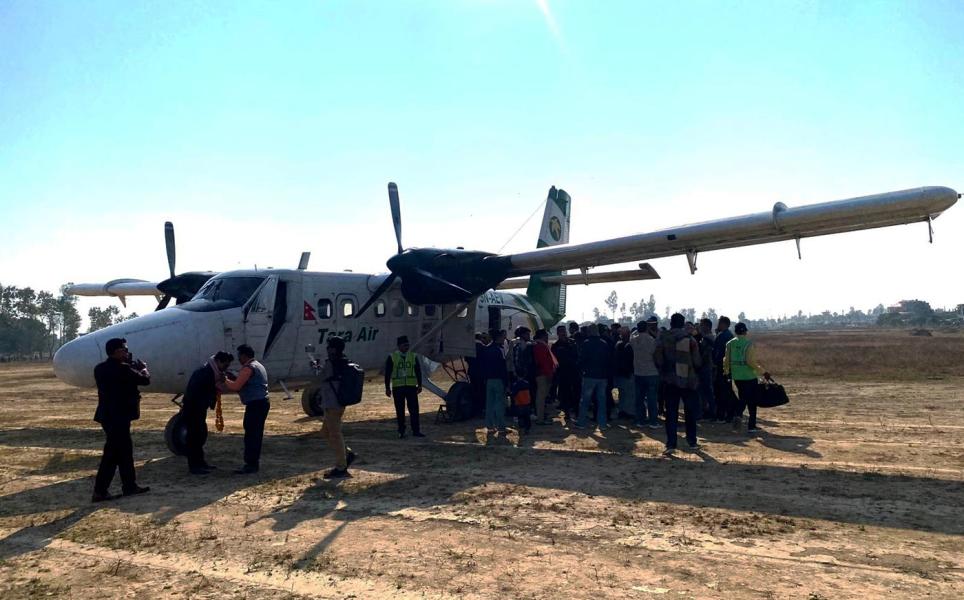 २७ बर्षपछि काठमाडौं–टीकापुर उडान सुरु