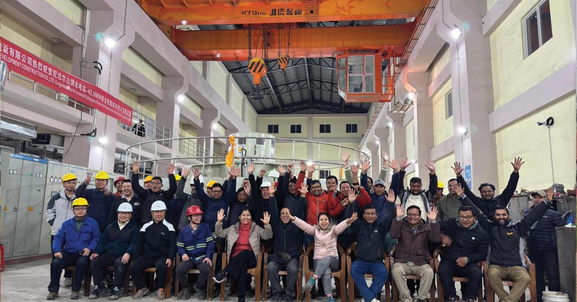 साञ्जेन जलविद्युत् आयोजनाद्वारा व्यावसायिक उत्पादन सुरु