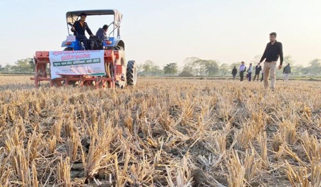 झापामा शून्य खनजोत प्रविधिबाट मकैखेती
