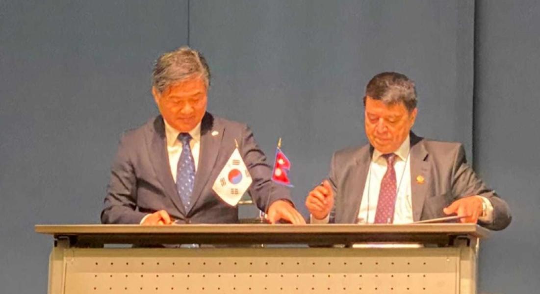 नेपाल उद्योग वाणिज्य महासंघ र कोरिया इम्पोटर्स बीच सहकार्य