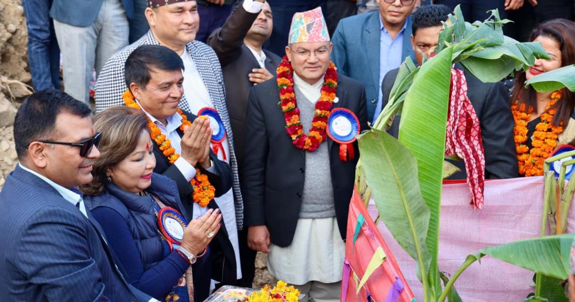 चिसापानीमा ३.१ किलोमिटर लामो केबलकारको शिलान्यास