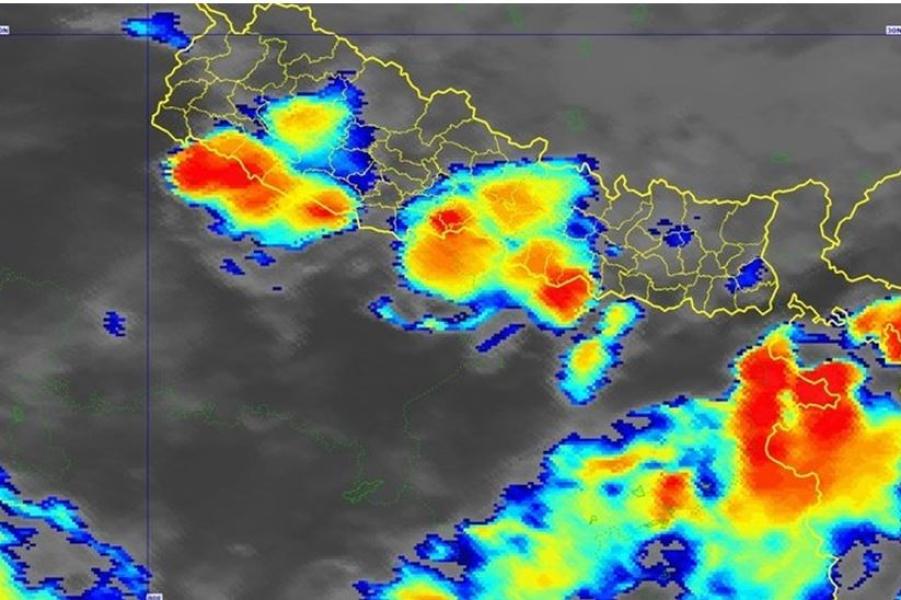 आज देशभर वर्षा हुने, सतर्क रहन विभागको आग्रह