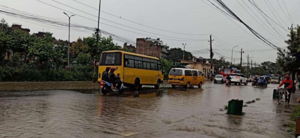 वर्षाले काठमाडौँ उपत्यकाको जनजीवन पूनः प्रभावित