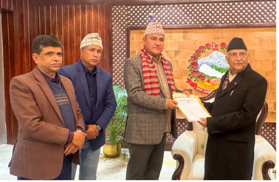 बक्यौता रकम भुक्तानीका लागि निर्माण उद्योग परिषद्को प्रधानमन्त्रीलाई आग्रह