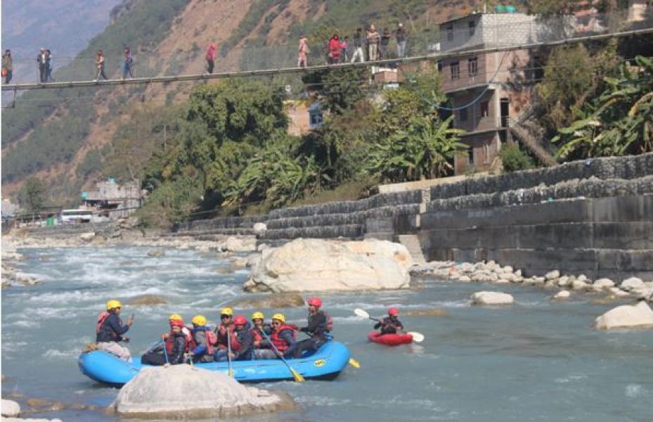 कालीगण्डकी नदीमा र्‍याफ्टिङ सञ्चालन