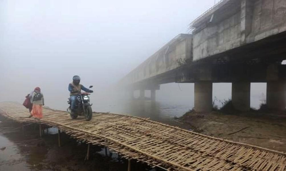 कन्कार्ई पुल : पाँच पटक ठेक्काको म्याद थप , १३ वर्षमा आधा काम