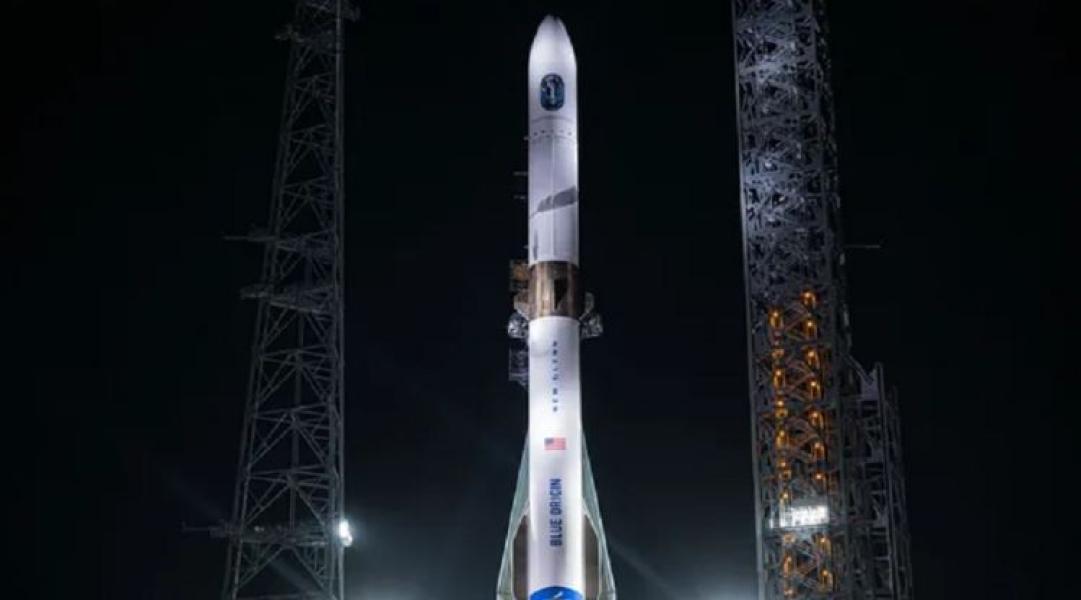 ‘ब्लू ओरिजिन’को ग्लेन रकेटको सफलतापूर्वक प्रक्षेपण