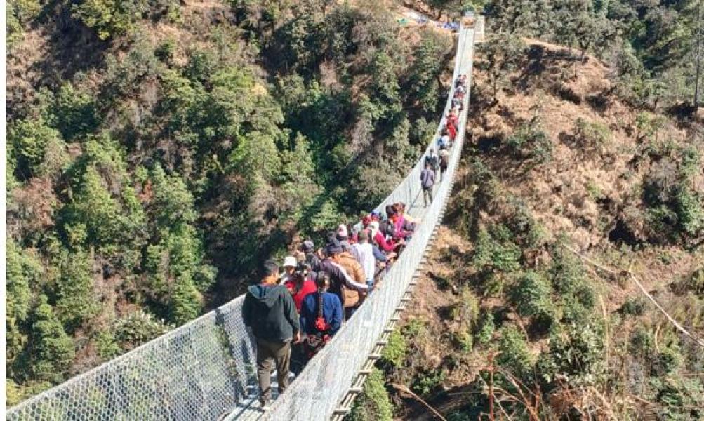 झोलुङ्गे पुलले यात्राअवधि छोटियो