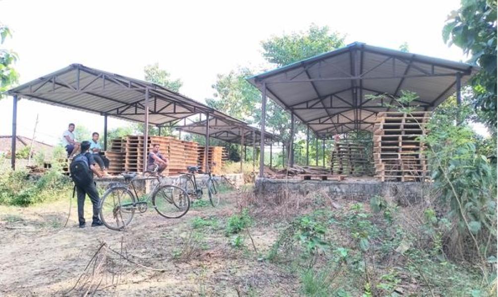२७ लाख लगानीमा बनेको हाटबजार प्रयोग विहीन