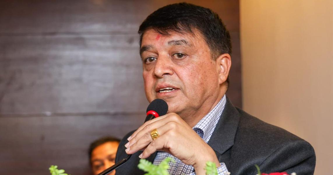 पूर्वाधार विकासमा अवरोध नगर्न महासंघ अध्यक्ष ढकालको आग्रह