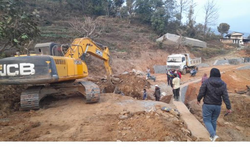 निर्माणाधिन सडक योजनामा १६ करोड बजेट थप