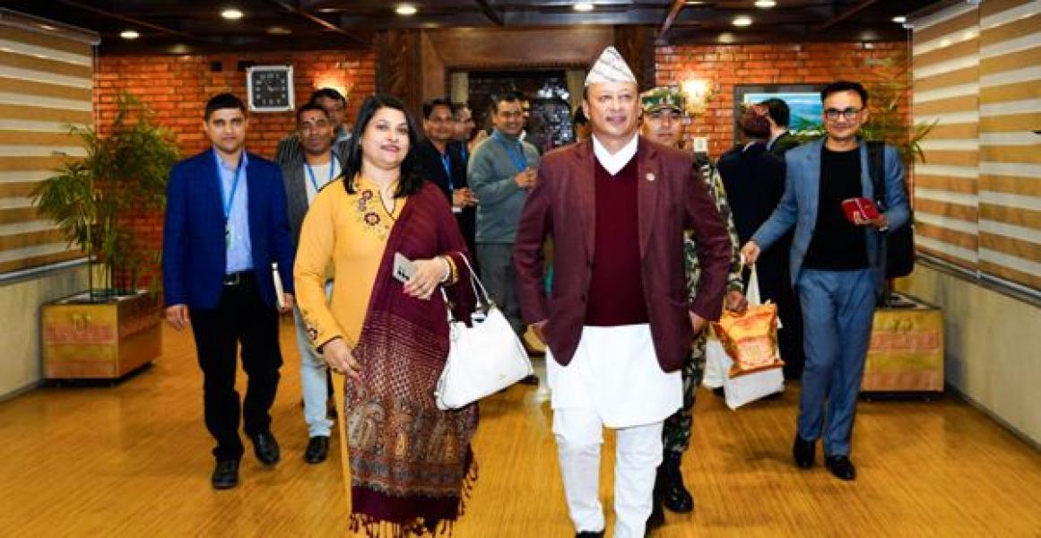 भारतको ऊर्जा सप्ताहमा भाग लिन ऊर्जामन्त्री नयाँदिल्ली प्रस्थान