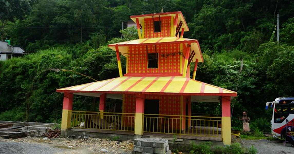 पोखरेबगरको ऐतिहासिक राममन्दिर पुनःनिर्माण