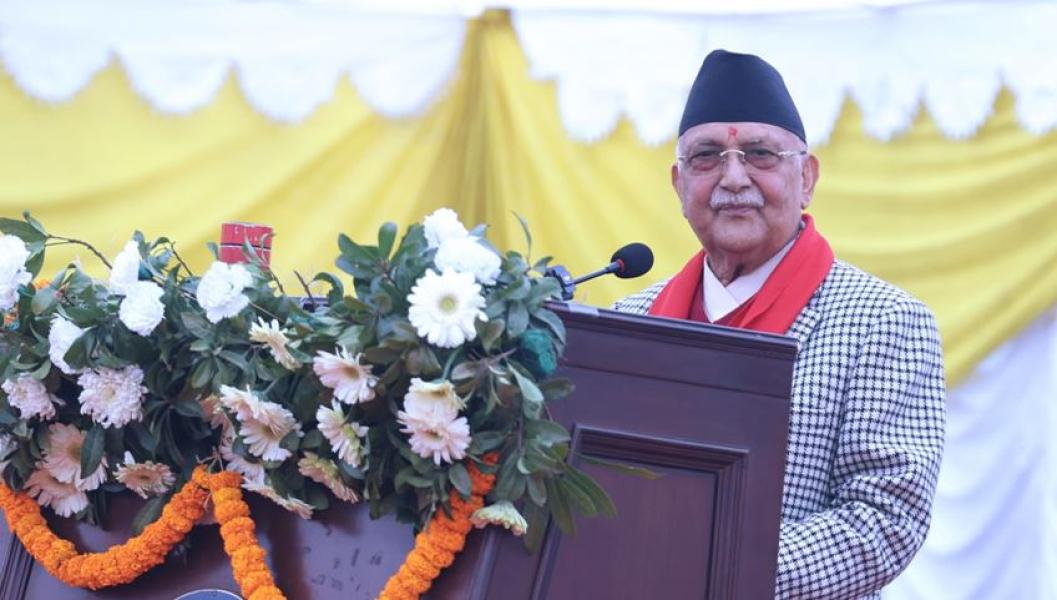 देश विकास हुँदैछ, युवाहरु निराश हुनुु पर्दैनः प्रधानमन्त्री ओली