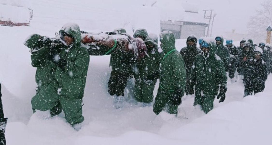 भारतको हिमपहिरो स्थलमा उद्धार कार्य तेस्रो दिनमा प्रवेश