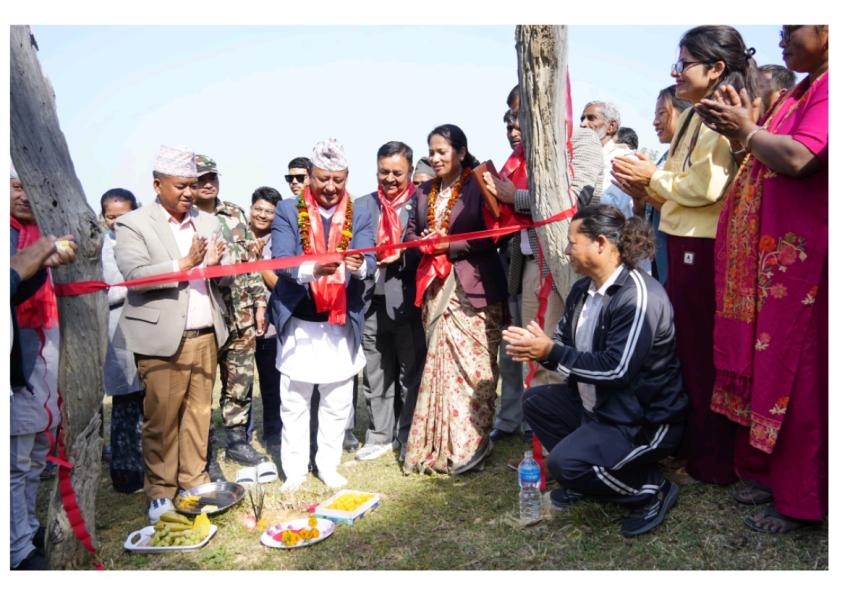 ऊर्जामन्त्री खड्काद्वारा शङ्करपुर ताल सिँचाइ आयोजनाको शुभारम्भ