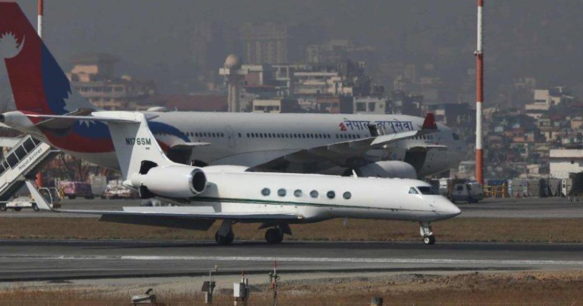 अमेरिकाबाट अवैध आप्रबासी नेपाली बोकेर आएको जहाज काठमाडौँमा