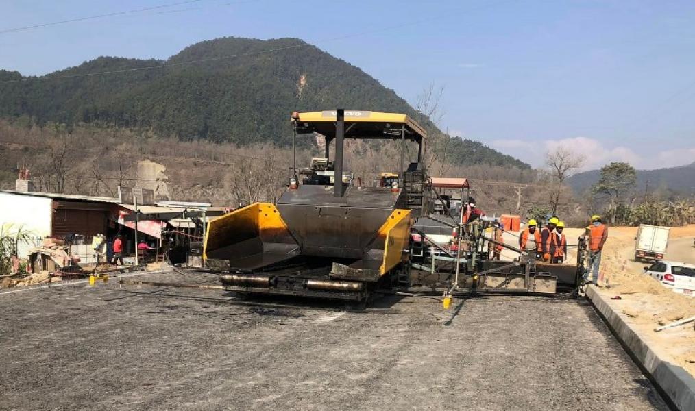 पोखरा-मुग्लिन सडकको पश्चिमतर्फ ४३ प्रतिशत भौतिक प्रगति