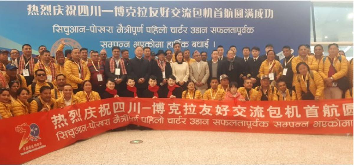 ‘पोखरा–छेन्दु’ को पहिलो व्यावसायिक चार्टर उडान