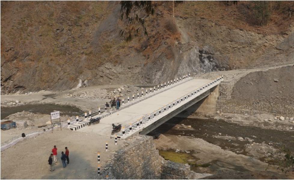 एखुवा खोलामा पक्की पुल निर्माण