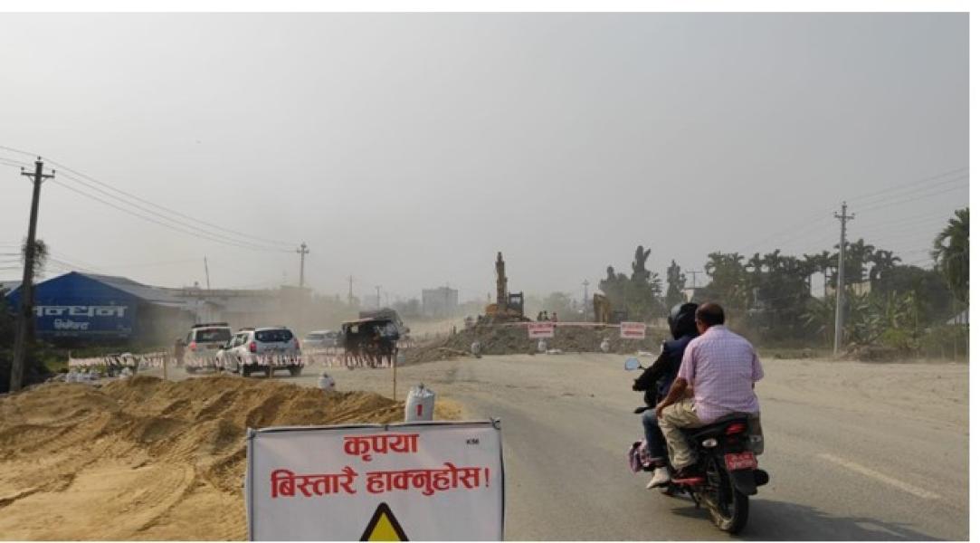 एसियाली राजमार्गको काम सुस्त