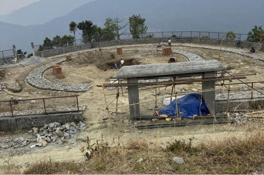 म्याद सकिएको दुई वर्षपछि रावण पार्क निर्माण थालियो