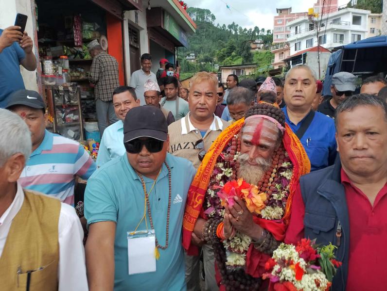 कालिबाबाले गरे भीमेश्वरमा क्षमापूजा